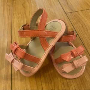 Janie and Jack Ombré Bow Sandals
